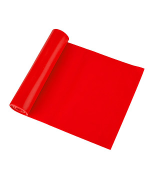Латексова лента за упражнения в червено 120 см  Strong снимка