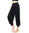 Черен панталон тип потури за йога-2 снимка