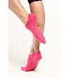 Розови памучни чорапи със силикон за йога и пилатес-1 снимка