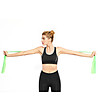 Латексова лента за упражнения в зелено 120 см-1 снимка