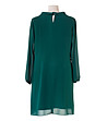 Зелена рокля с тюл Charlota-1 снимка