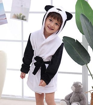 Детски халат за баня Панда снимка