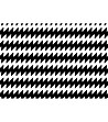 Постелка с принт в черно и бяло 52х75 см-1 снимка