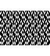 Постелка с фигурални мотиви в черно и бяло 52х75 см-1 снимка