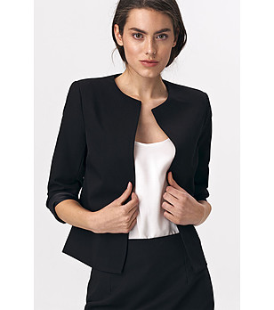 Черно дамско сако Lea снимка
