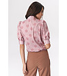Розова дамска блуза на точки Morina-1 снимка
