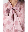 Розова дамска блуза на точки Morina-2 снимка