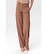 Дамски панталон в цвят карамел Lilla-0 снимка