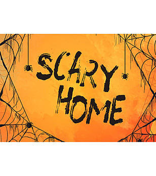 Постелка в оранжево Scary Home снимка
