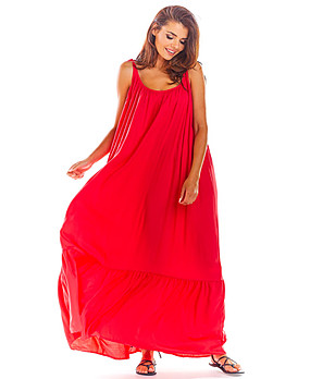 Дълга рокля в цвят циклама Shaya снимка