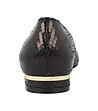 Черни дамски обувки от естествена кожа Divena-4 снимка