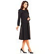 Комплект от блуза и пола в черно Radinora-2 снимка