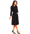 Комплект от блуза и пола в черно Radinora-3 снимка