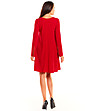 Червена рокля с джобове Lamet-1 снимка