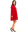 Червена рокля с джобове Lamet-2 снимка