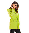 Дамско сако в цвят лайм Deina-3 снимка
