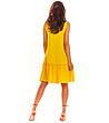 Жълта рокля без ръкави Irosa-1 снимка