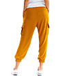 Дамски спортен 7/8 панталон в цвят камел Libia-1 снимка