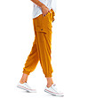 Дамски спортен 7/8 панталон в цвят камел Libia-3 снимка