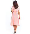 Розова рокля с колан Chica-1 снимка