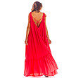 Дълга рокля в цвят циклама Shaya-1 снимка