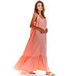 Дълга розова рокля Shaya-4 снимка