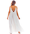 Дълга бяла рокля Shaya-1 снимка