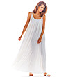 Дълга бяла рокля Shaya-2 снимка