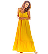 Дълга жълта рокля Shaya-3 снимка