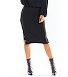 Черна пола от фино плетиво Gretchen-0 снимка