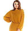 Дамска блуза в цвят камел Maura-0 снимка