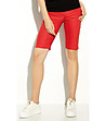 Червени дамски къси панталони Siva с памук-0 снимка