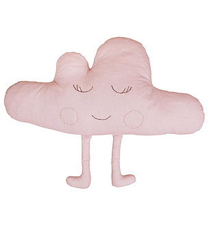 Текстилна играчка Облак в розово снимка