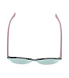 Розови unisex очила със зелени огледални лещи Tino-3 снимка