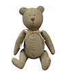 Текстилна играчка в кафяво Bear Teddy 14 см-0 снимка