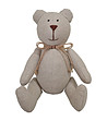 Текстилна играчка в бежово Bear Teddy 20 см-0 снимка