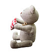 Текстилна играчка мече със сърце Bear Teddy 20 см-2 снимка
