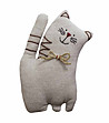 Текстилна памучна играчка Cat Simon-0 снимка