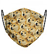 Предпазна маска за лице от текстил Doge-0 снимка