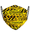 Предпазна маска за лице от текстил Quarantine-0 снимка