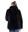 Черно дамско пухкаво палто Blasa-1 снимка
