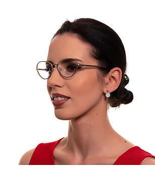 Златисти дамски рамки за очила Sabina снимка