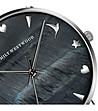 Дамски часовник в черно и сребристо Dark Seashell-2 снимка