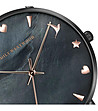 Дамски часовник в черно и розовозлатисто Dark Seashell -2 снимка