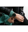 Дамски часовник в черно и розовозлатисто Dragonfly-1 снимка