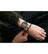 Дамски часовник в черно и розовозлатисто Dragonfly-1 снимка