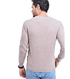 Мъжки пуловер в бежово Need с кашмир и коприна-1 снимка
