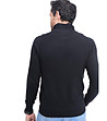 Мъжки черен пуловер Gino-1 снимка