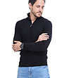 Мъжки черен пуловер Gino-2 снимка