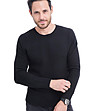 Мъжки черен пуловер с кашмир Dominik-0 снимка